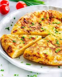 Burger-Size Potato Omelette with Onion - 120g x 20 Units