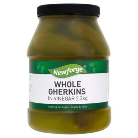 Newforge Whole Jumbo Pickled Gherkins – 2.3kg Catering Jar