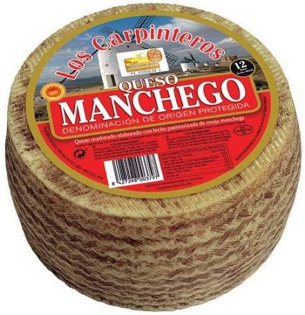 Carpinteros Aged Manchego Cheese 12 Months –  (3kg Wheel)